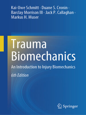 cover image of Trauma Biomechanics